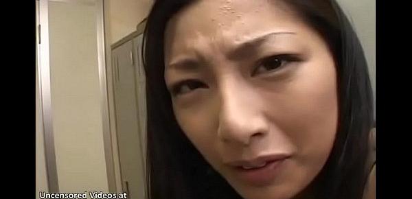  Japanese sexy secretary cant control herself